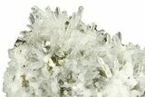 Quartz Crystals with Cubic Pyrite - Peru #291888-2
